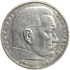 2 рейхсмарки 1939 год A.Пауль фон Гинденбург.Германия.3-ий Рейх.Серебро.