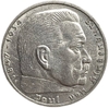 2 рейхсмарки 1939 год F.Пауль фон Гинденбург.Германия.3-ий Рейх.Серебро. 