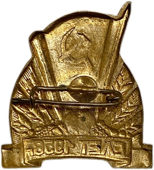 Знак памятный 1956 год.Слёт работников сельского хозяйства.СССР.Тяжелый.