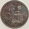 1 доллар 2006 год.Христофор Колумб 1451-1506гг.Сьерра Леоне.