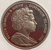 2 фунта 2001 год.Сэр Джозеф Бэнкс.Парусник.Южная Джорджия и Сэндвичевы острова.