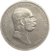 5 крон 1909 год.Франц Иосиф I.Австро-Венгрия.Серебро.