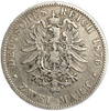 2 марки 1876 год A.Вильгельм I.Пруссия.Германия.Серебро. 