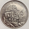 1 песо 2004 год.Иберийский серый волк.Фауна Кубы.Куба.
