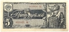 5 рублей 1938 год.Казначейский билет.Летчик.Серия СЦ.СССР.Бона 