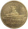 2 злотых 2013 год.Фрегат Каземир Пулавский.Польша. 