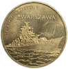2 злотых 2013 год.Ракетный эсминец Варшава.Польша.
