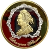 Монетовидный сувенирный жетон.Екатерина II Великая.Санкт-Петербург.