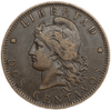2 центаво 1891 год.Голова Свободы.Аргентина.Бронза.