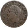 5 сантимов 1854 год.Наполеон III.Франция.Бронза.