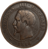 10 сантимов 1854 год.Наполеон III.Франция.Бронза.