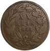 20 рейс 1883 год.Луи I.Португалия.Бронза.