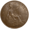 1 пенни 1916 год.Георг V.Великобритания.Бронза.
