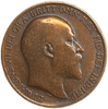 1 пенни 1910 год.Эдуард VII.Великобритания.Бронза.