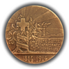 Медаль настольная 1814-1914 "Ala Patrie"швейцарское благотворительное общество в Петербурге