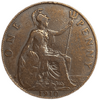 1 пенни 1910 год.Эдуард VII.Великобритания.Бронза.