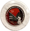 Официальный жетон к 9 мая 2015 года спмд "70 лет Победы в ВОВ.Флаг над Рейхстагом".PROOF.
