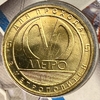 Жетон метро 2019 год.СПМД.Станции закрытого типа с боковыми платформами.Типы станций.В блистере. 