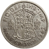 1/2 кроны 1942 год.Георг VI.Великобритания.Серебро.