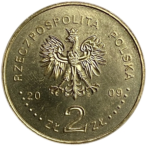 2 злотых 2009 год.Выборы 04.06.1989 года.Польская дорога к свободе.Польша. 