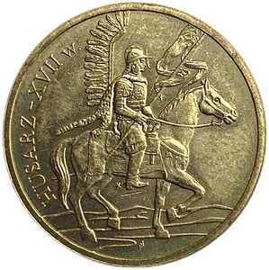 2 злотых 2009 год.Гусары XVII века.Польша. 