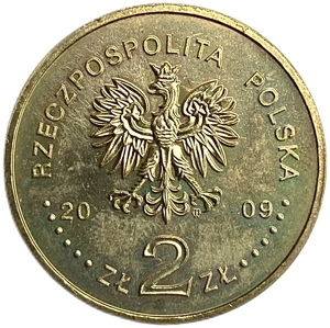 2 злотых 2009 год.Гусары XVII века.Польша. 