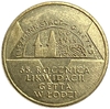 2 злотых 2009 год.65 лет ликвидации Лодзинского Гетто.Польша. 