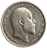 3 пенса 1909 год.Эдуард VII.Великобритания.Серебро.
