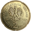 2 злотых 2012 год.Тройка.50 лет Польскому Радио.Польша.