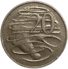 20 центов 1966 год.Утконос.Елизавета II.Австралия.