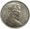 10 центов 1981 год.Лирохвост.Елизавета II.Австралия.