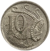 10 центов 1981 год.Лирохвост.Елизавета II.Австралия.