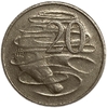 20 центов 1981 год.Утконос.Елизавета II.Австралия.
