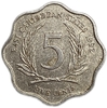 5 центов 1992 год.Елизавета II.Восточные Карибы.
