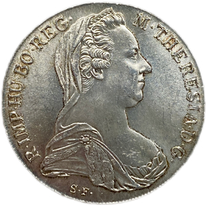 1 талер 1780 год "Мария Терезия".Австрия.Рестрайк.Серебро.