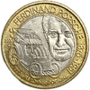 50 шиллингов 2000 год.Фердинанд Порше.Австрия.Биметалл.