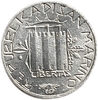 5 лир 1985 год.Борьба с наркотиками.Сан-Марино.