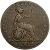 1 фартинг 1826 год.Георг IV.Великобритания.Медь.