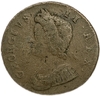 1 фартинг 1730 год.Георг II.Великобритания.Медь.