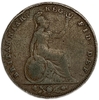 1 пенни 1858 год.Королева Виктория.Великобритания.Бронза.