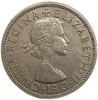 1/2 кроны 1957 год.Елизавета II.Великобритания.