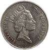 10 пенсов 1992 год.Елизавета II.Великобритания.
