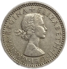 6 пенсов 1957 год.Елизавета II.Великобритания. 