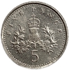 5 пенсов 2000 год.Елизавета II.Великобритания.