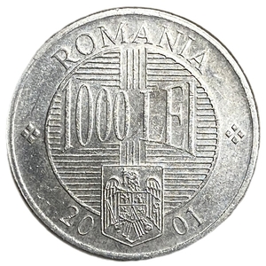 1000 лей 2001 год.Константин Брынковяну.Румыния.