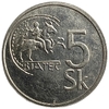 5 крон 1993 год.Словакия. 