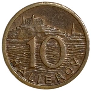 10 геллеров 1939 год.Германская оккупация.Словакия.  
