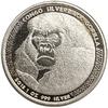 5000 франков 2018 год.Горилла.Республика Конго.Африка.Серебро.