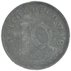 10 рейхспфеннигов 1942 год.Двор D.3 рейх.Германия.    
