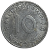 10 рейхспфеннигов 1942 год.Двор A.3 рейх.Германия.       